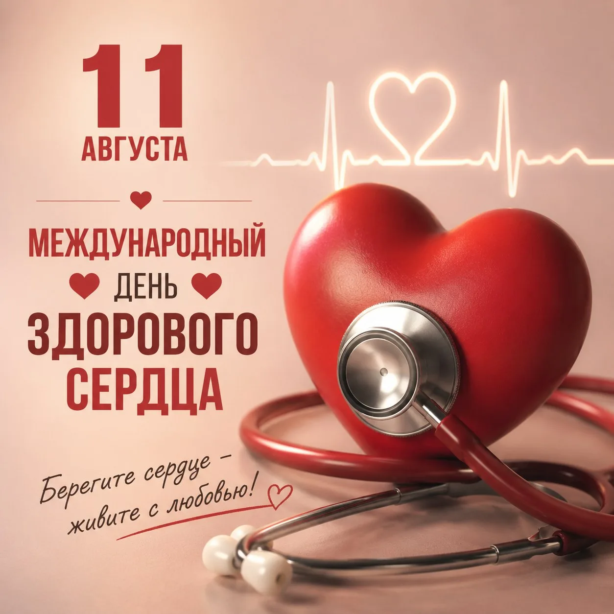 11 августа отмечается Международный день здорового сердца, впервые прошедший в 1999 году.