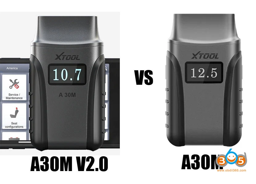 📰 Xtool A30M V2.0 против A30M OBD2 сканер