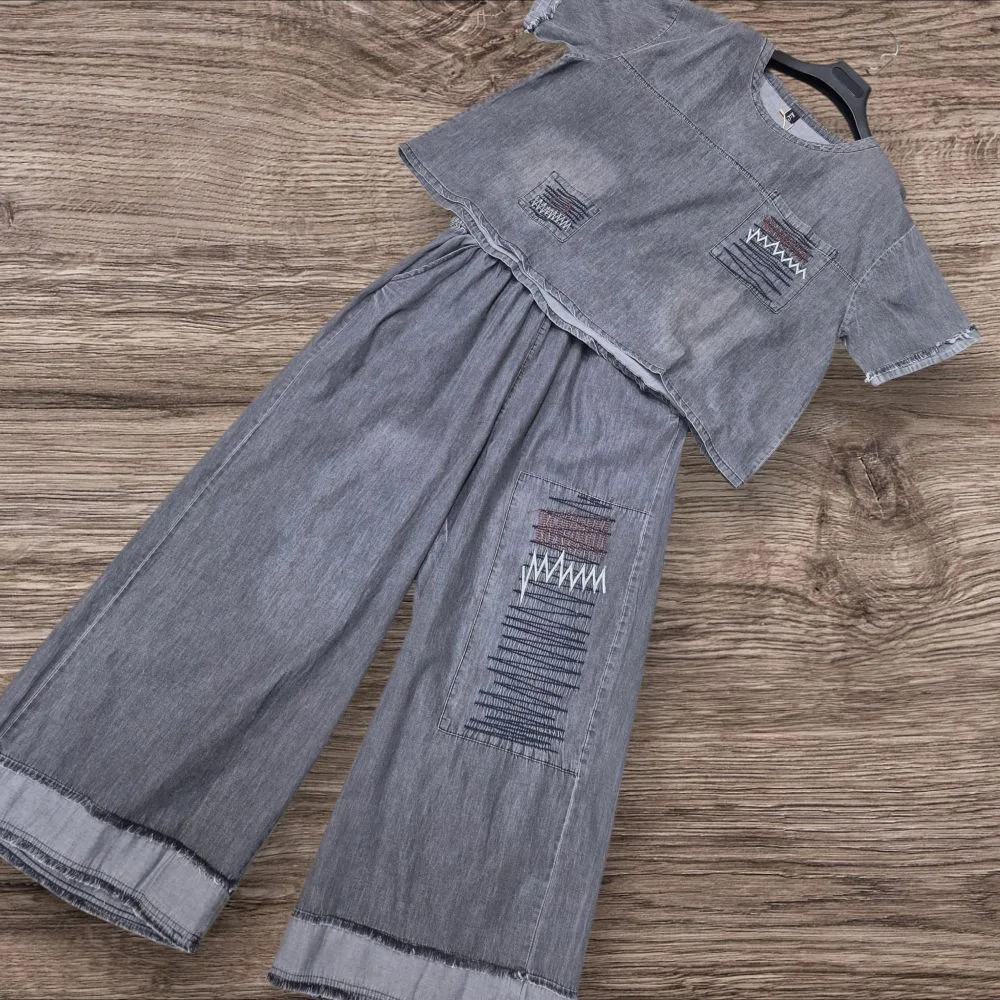 🌟✨ Представляем наш новый модный костюм из 100% хлопка! 👗💖 Единый размер до 54, идеа...