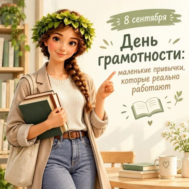 ✍️День грамотности — отличный повод завести полезные привычки.