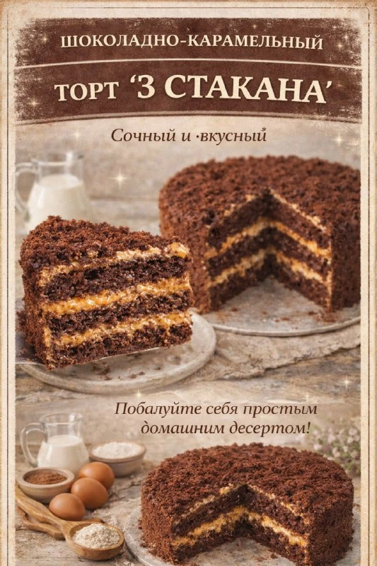 ЭТО ОДИН ИЗ САМЫХ ПРОСТЫХ ТОРТОВ, КОТОРЫЕ ВООБЩЕ МОЖНО ПРИДУМАТЬ! ВСЕ ИНГРЕДИЕНТЫ ИЗМЕР...