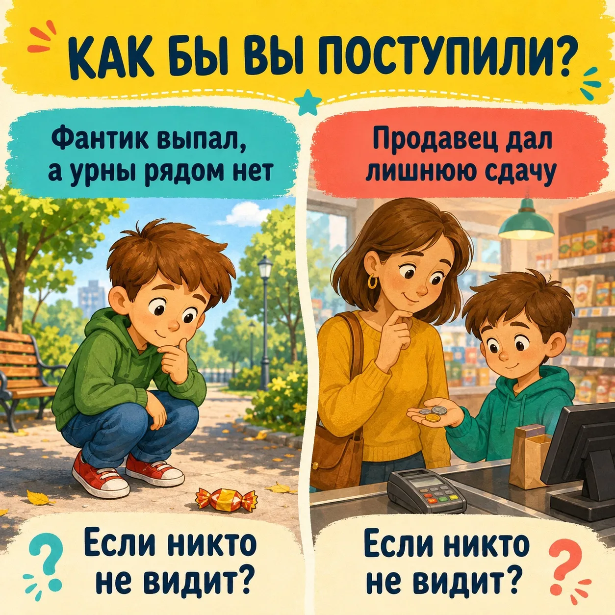🎲 Воскресная семейная игра: а если никто не видит?