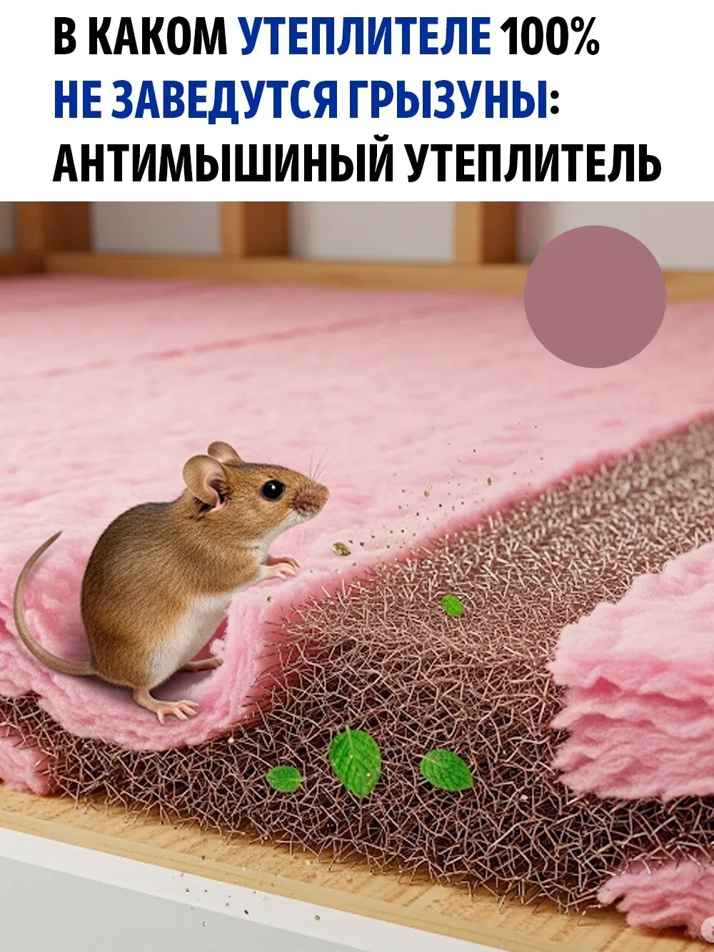 3 утeплитeля, котоpых боятся мыши