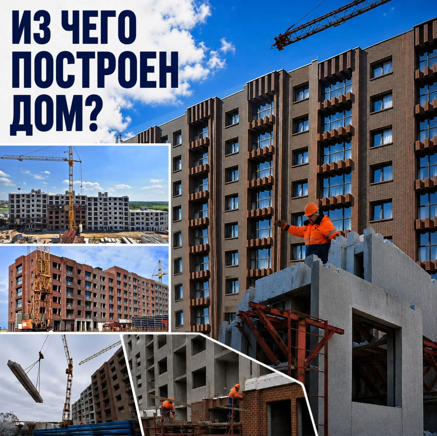 🧱 Спрашивали — отвечаем: «Из чего построен дом?» 🏗