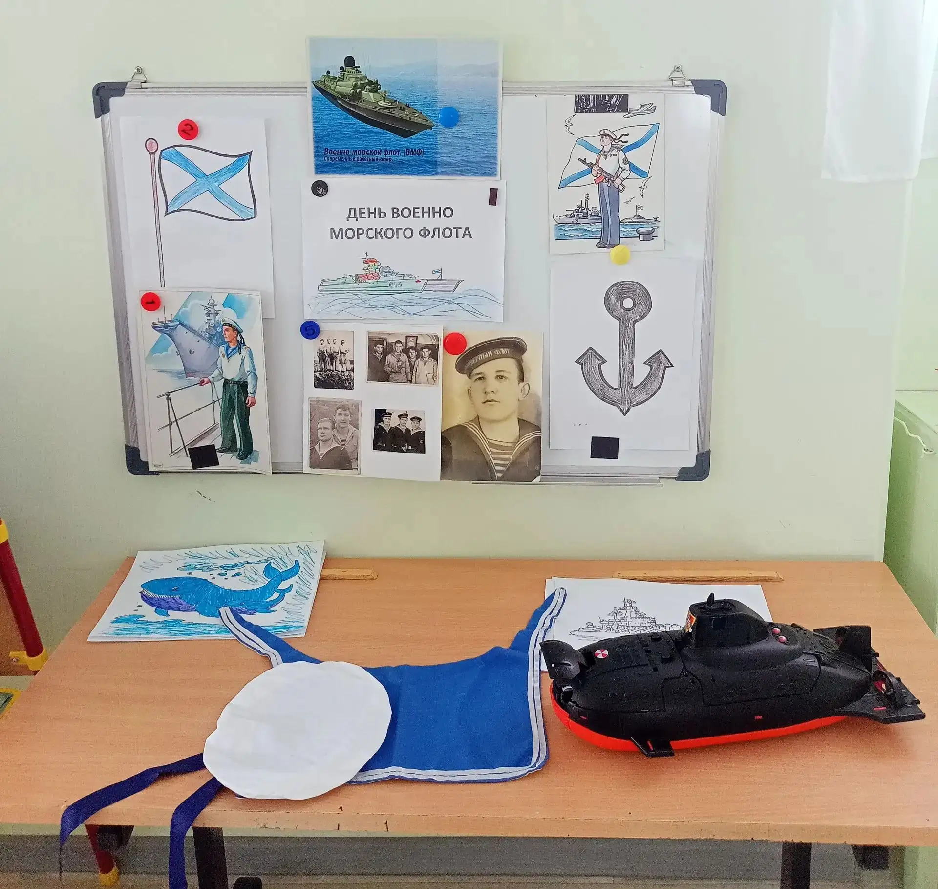 🌊⚓️ Сила, дружба и Андреевский флаг:  День ВМФ!

В нашем детском саду прошли  празднования Дня Воен