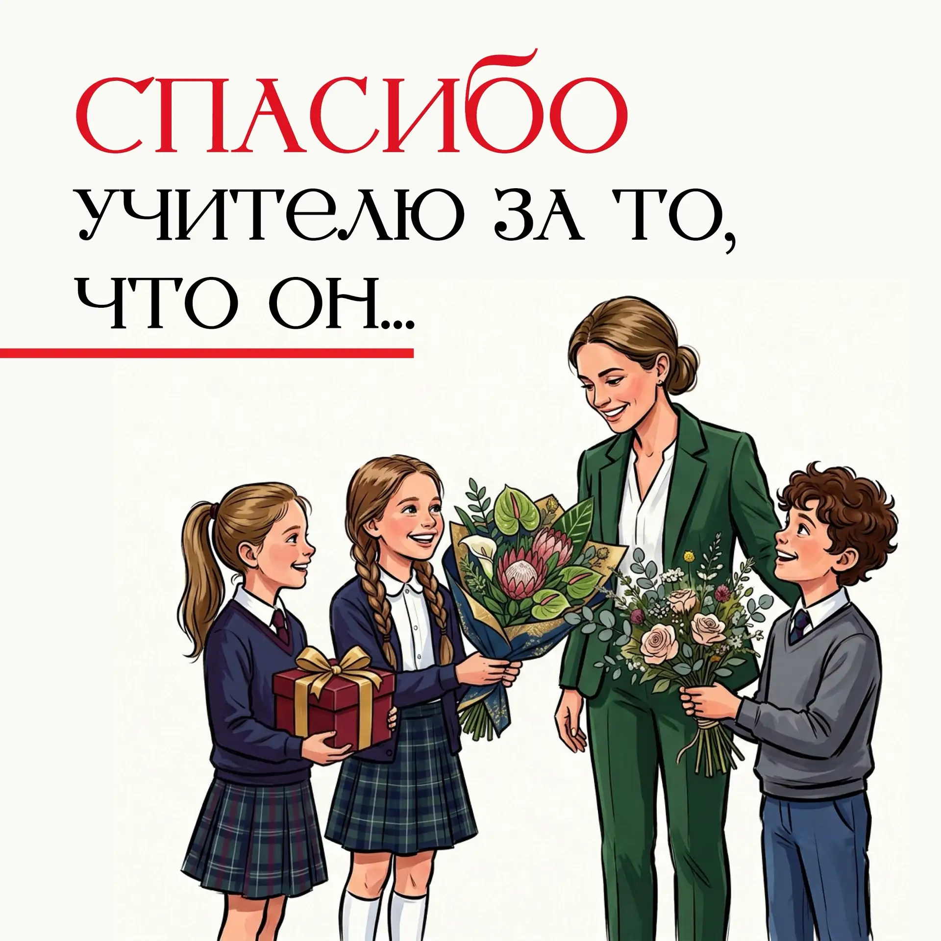 С Днём учителя! 🌷