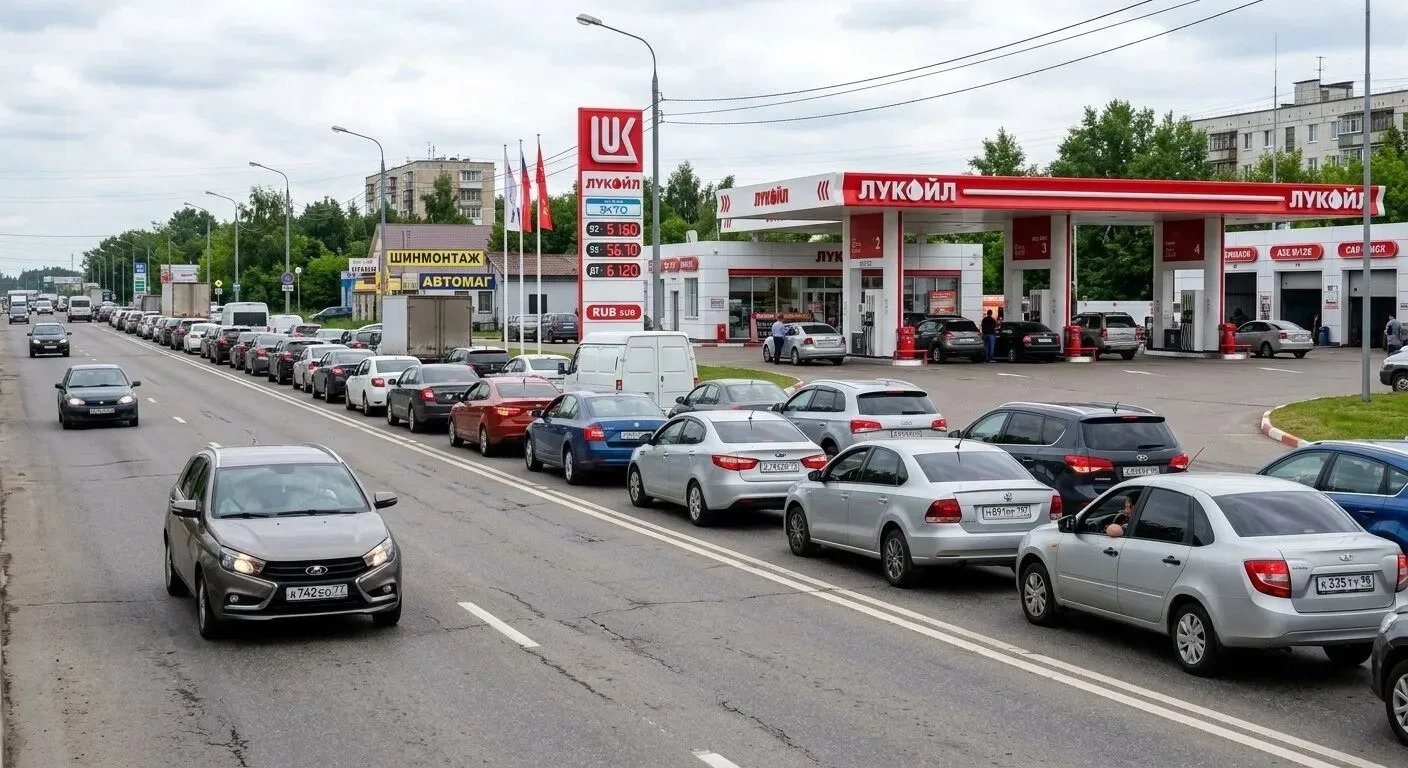 Очередь на АЗС могут признать уважительной причиной опоздания на работу.