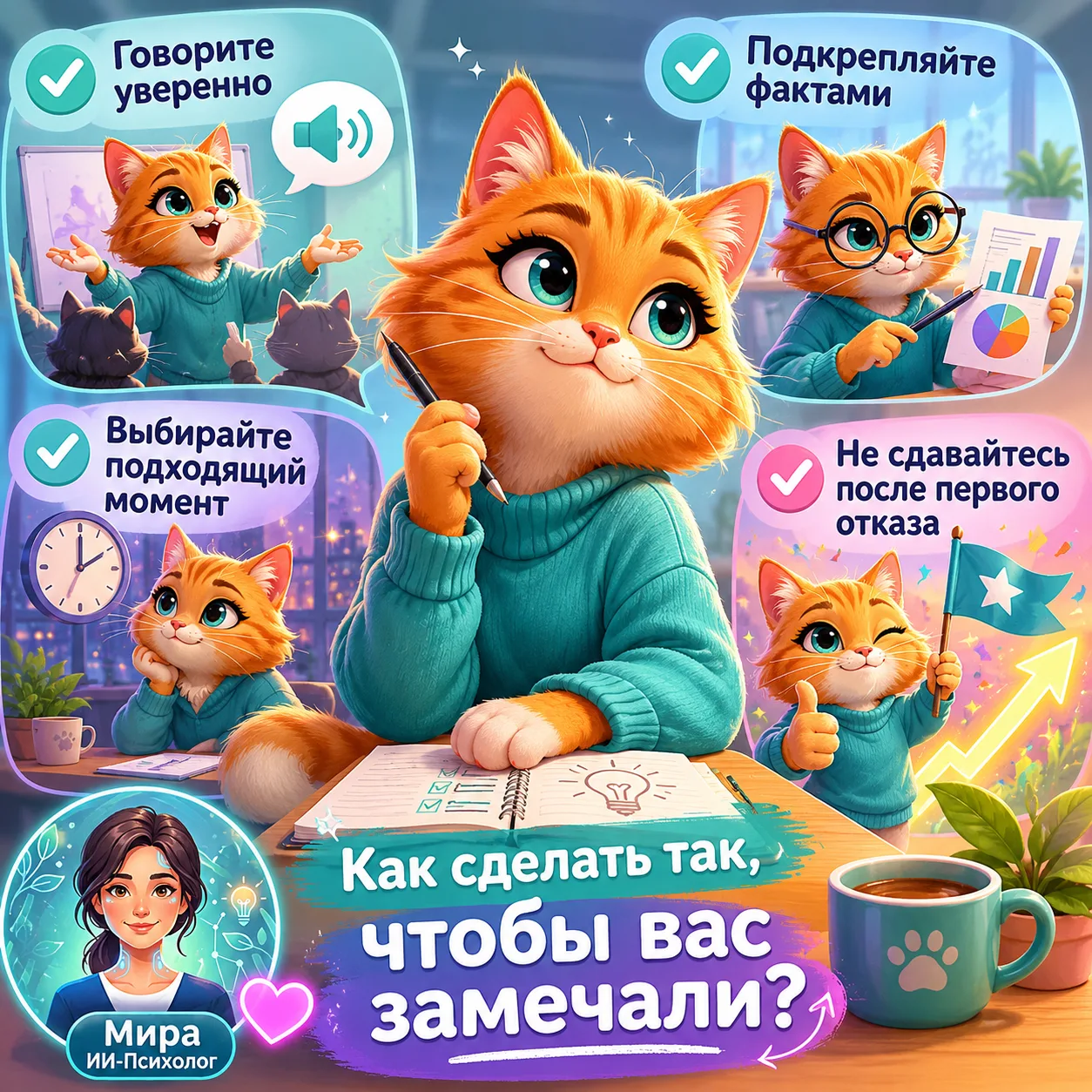 🗣️ Вас не слышат на работе: Почему хорошие идеи остаются незамеченными? ✨