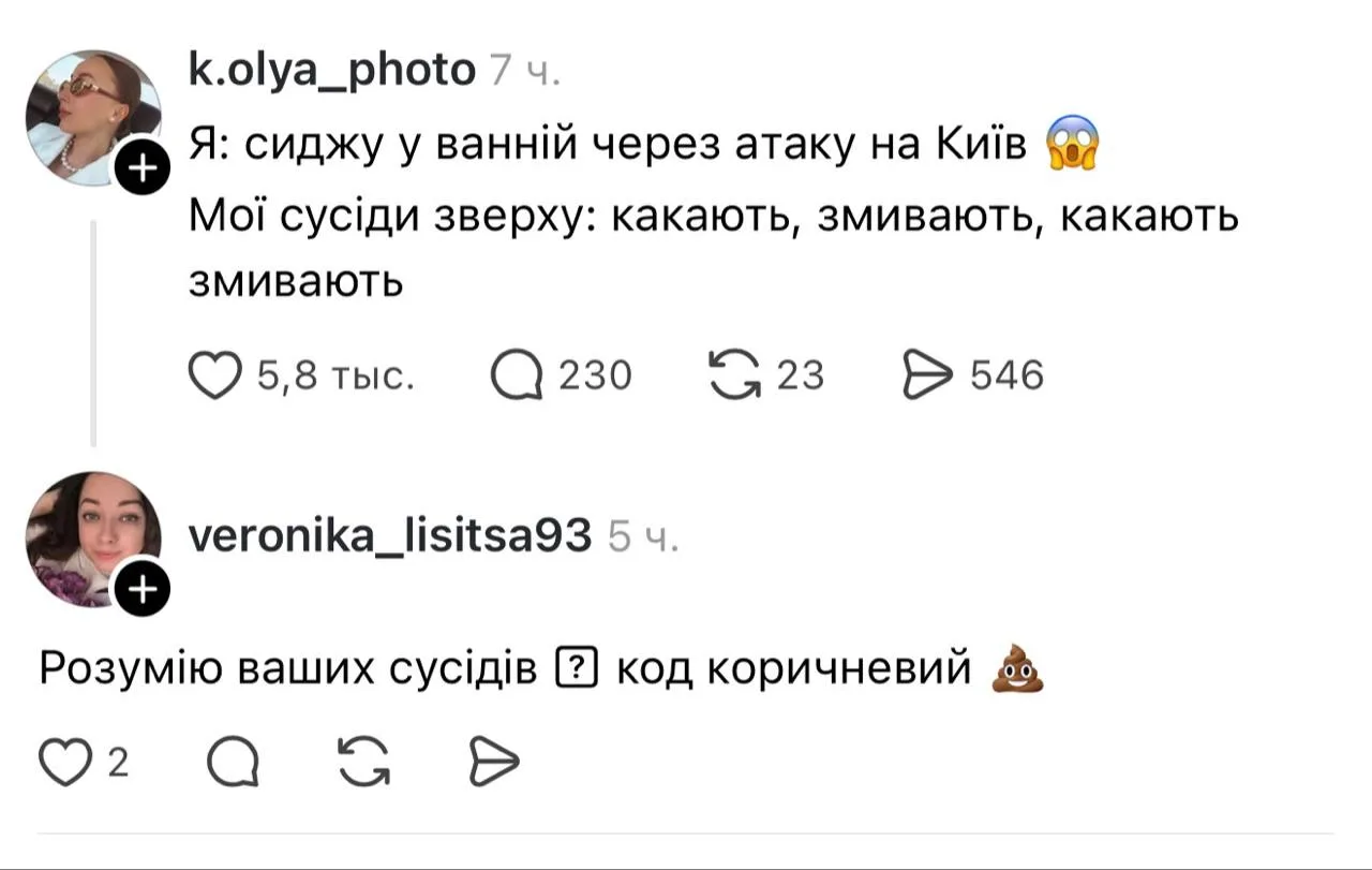 ❗️Над всей территорией Украины ночью был объявлен «коричневый уровень опасности»
