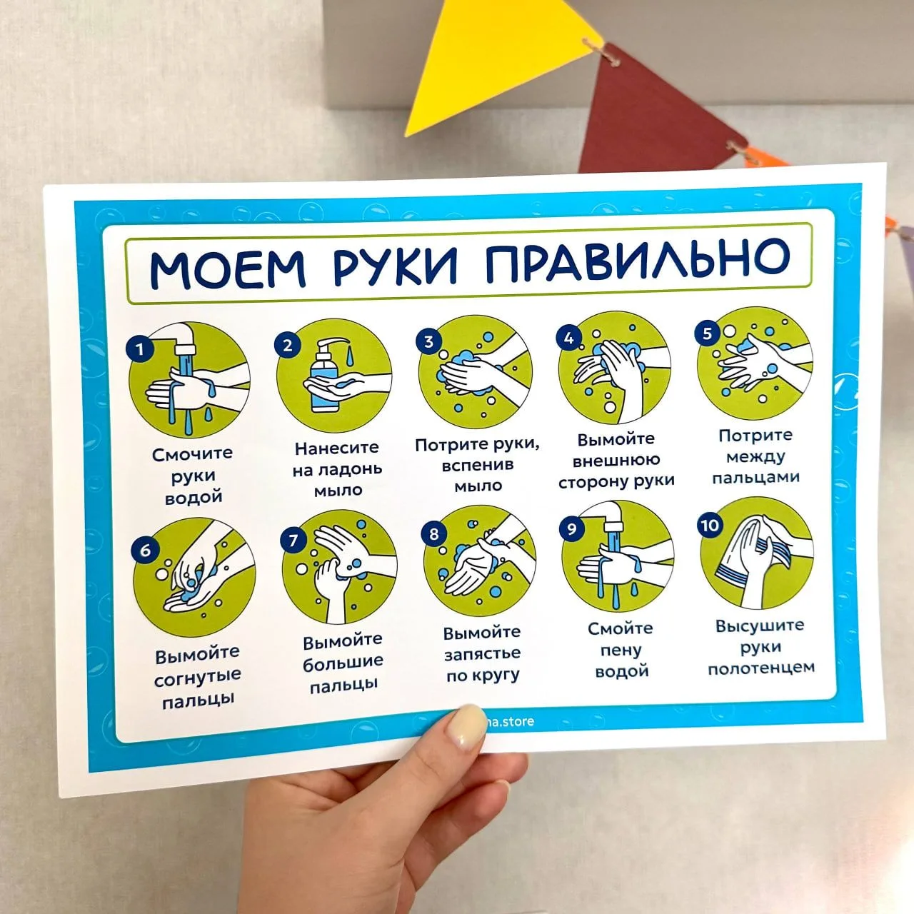 ✨✍️ПАМЯТКА "Моем руки правильно" 

📖Скачать на сайте за 0р 

Повесьте в кабинете рядом с раковиной,