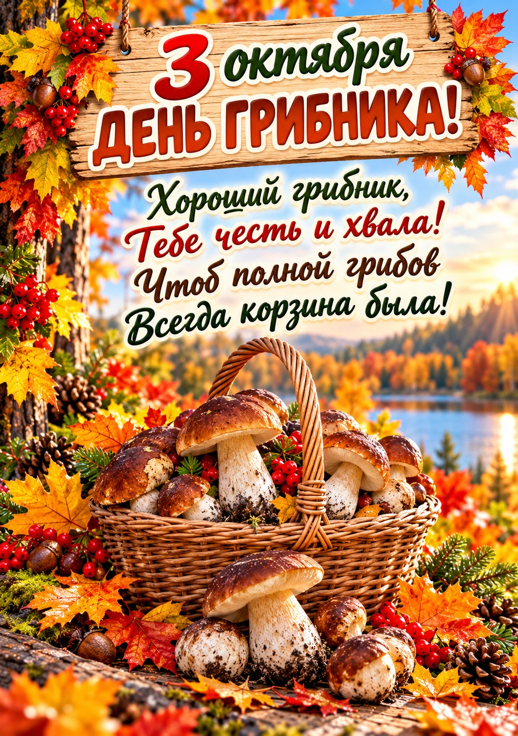🌟 С Днём грибника...! 🎀