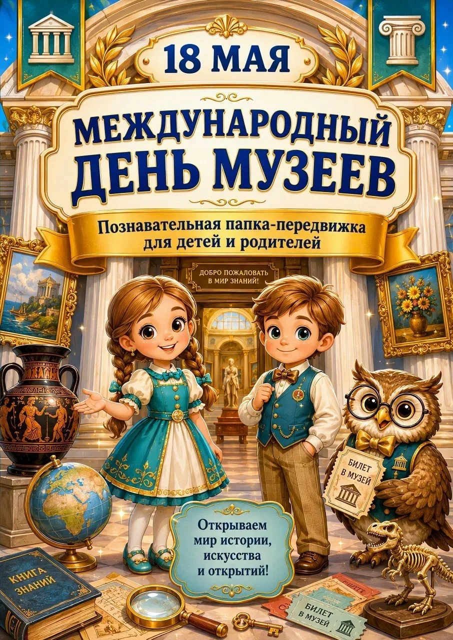 Расскажите детям. Почему 18 отмечают День музеев?