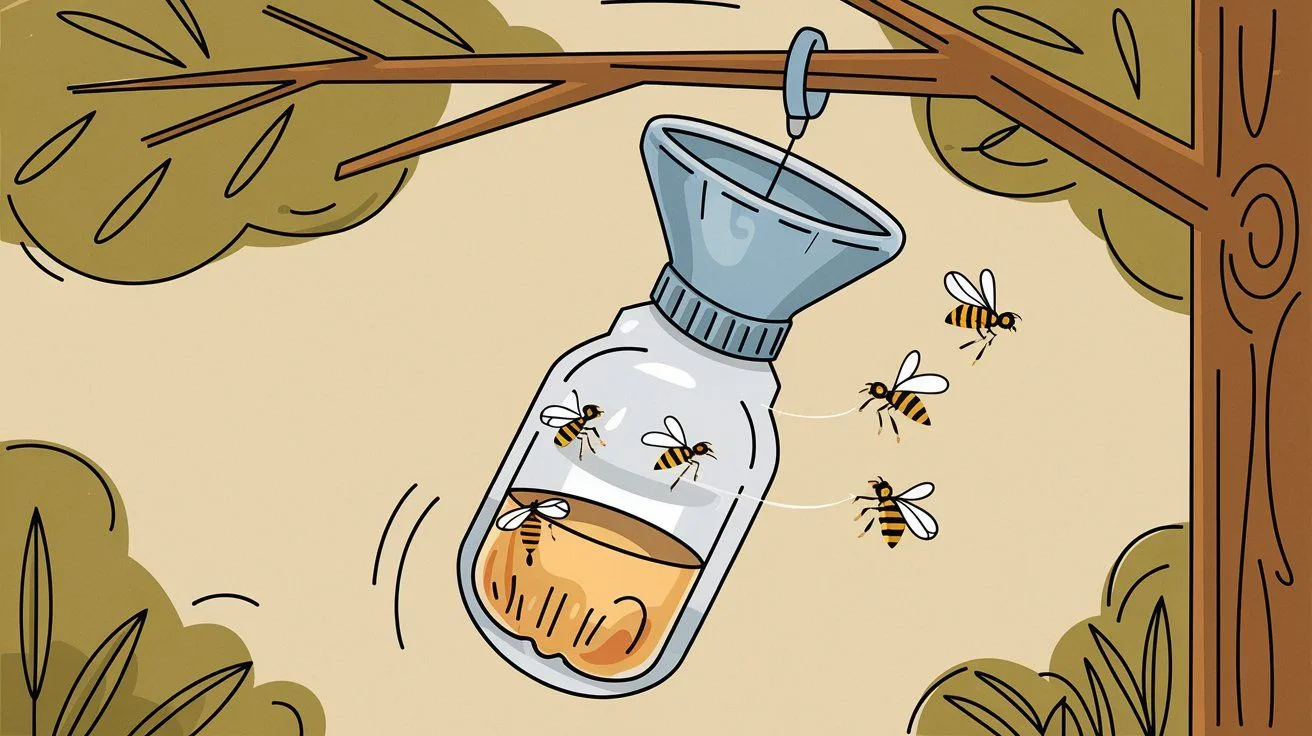 🐝 Ловушка для ос и мух из пластиковой бутылки — 5 минут и проблема решена.

Осы на даче — это не то