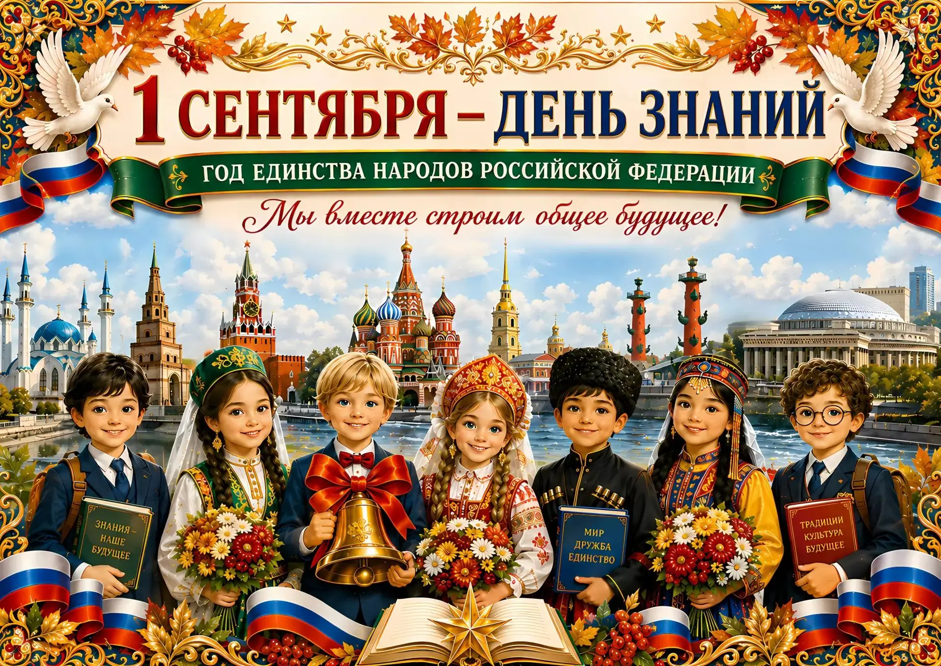 📚 С Днём знаний! Торжественная линейка в нашей школе 🎉