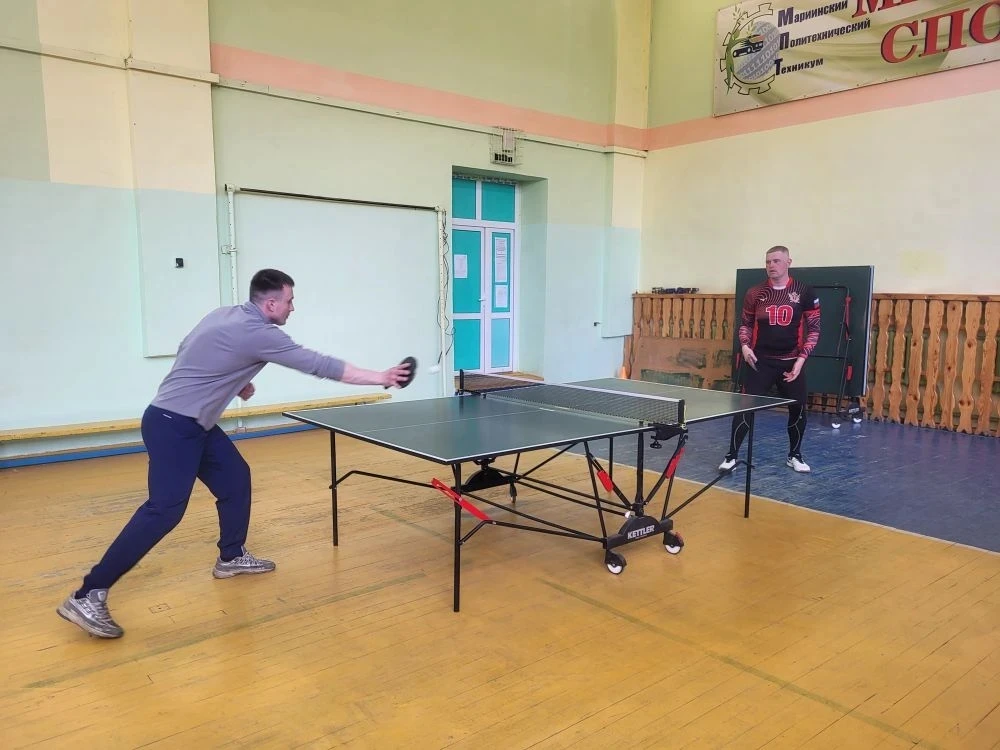 🏓14 мая в Мариинском политехническом техникуме прошли соревнования по настольному тенн...