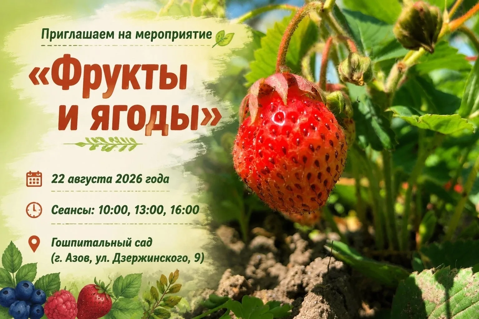 🔔Дорогие друзья, 22 августа приглашаем вас на культурно-просветительное мероприятие «Ф...