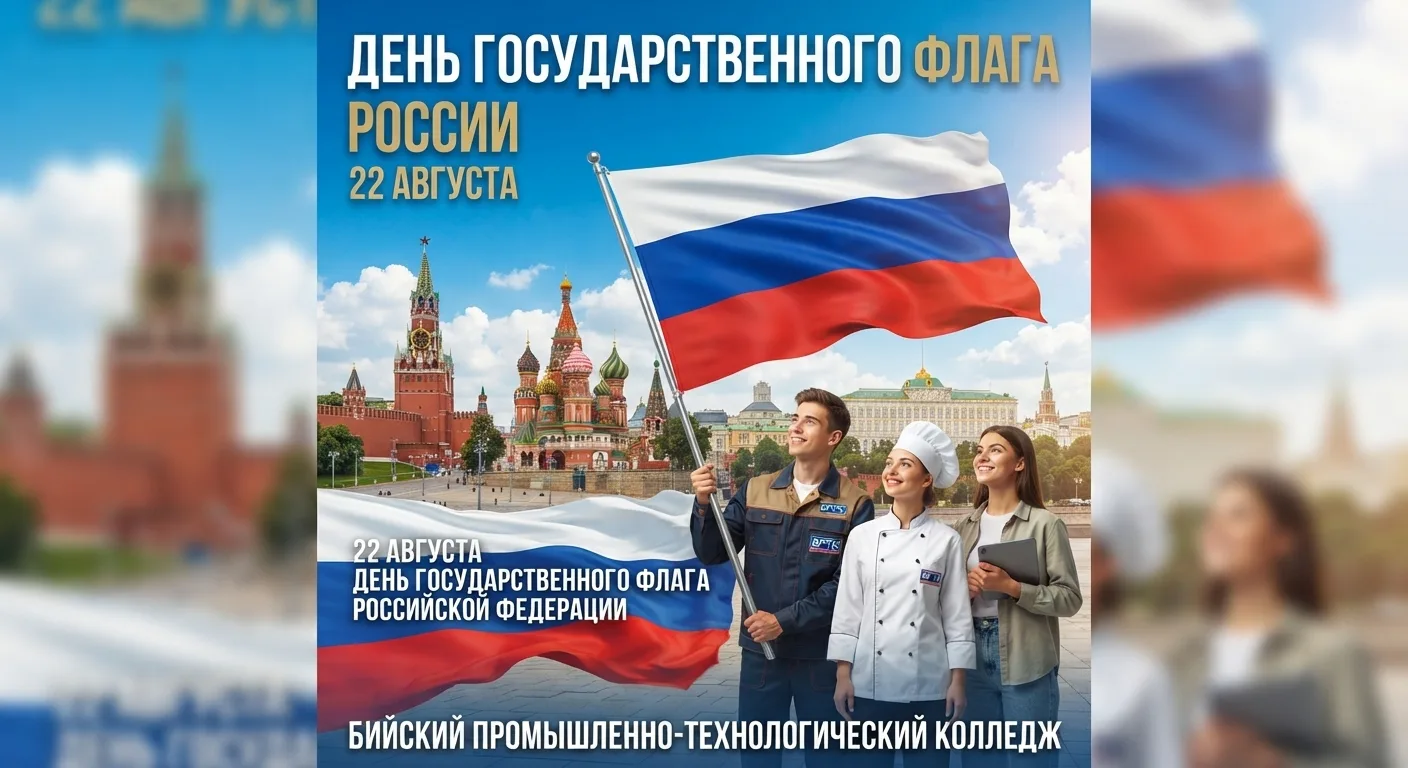 🎉 22 августа — День Государственного флага Российской Федерации