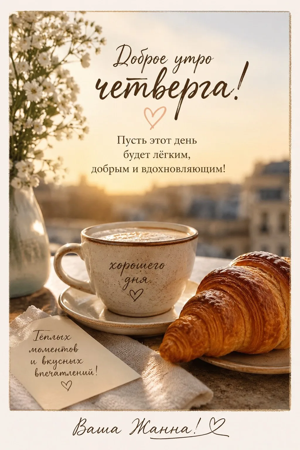 Вам от меня утреннее послание❤️
