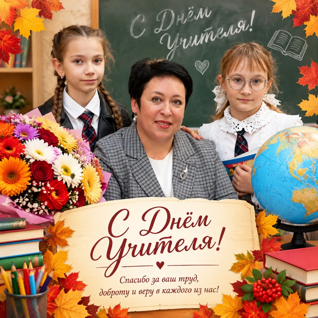 ✍️ С Днём учителя, дорогие коллеги!
