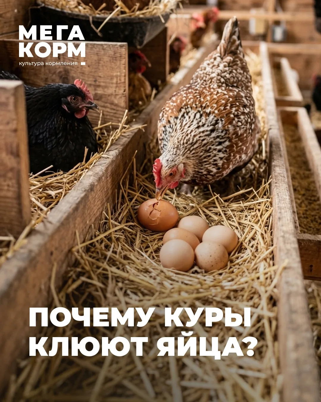 🥚 Почему куры клюют яйца?