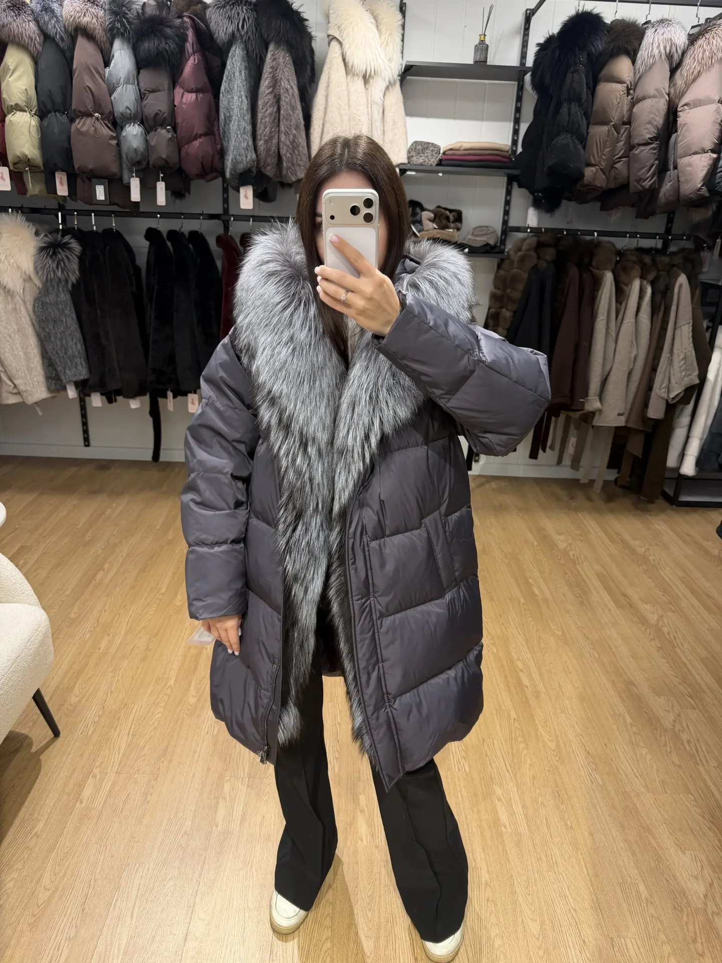 Подборка пуховиков в длине 90 см✨
