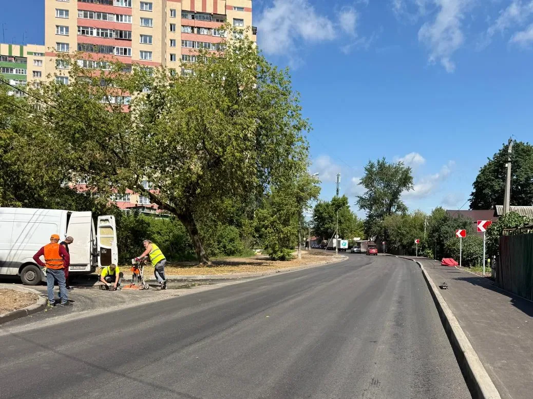 В Лосино-Петровском завершаются работы по капремонту участка улицы Первомайской в рамках нацпроекта 