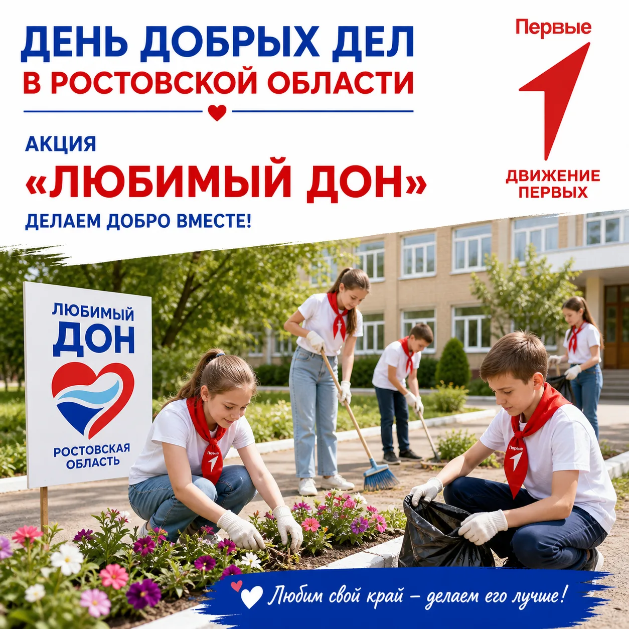 🎉 День добрых дел в Ростовской области! 🎉
