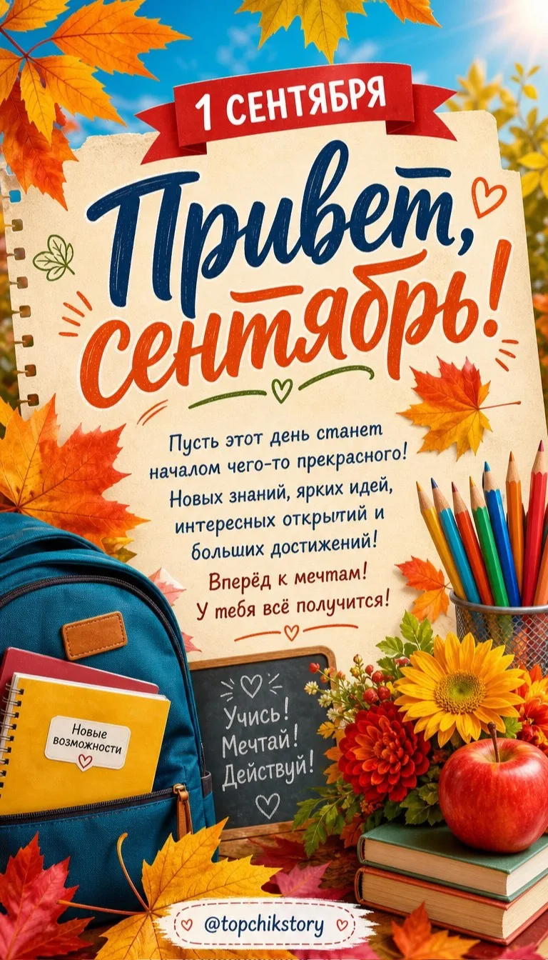Приветственные на сентябрь ещё вам сделала 😍