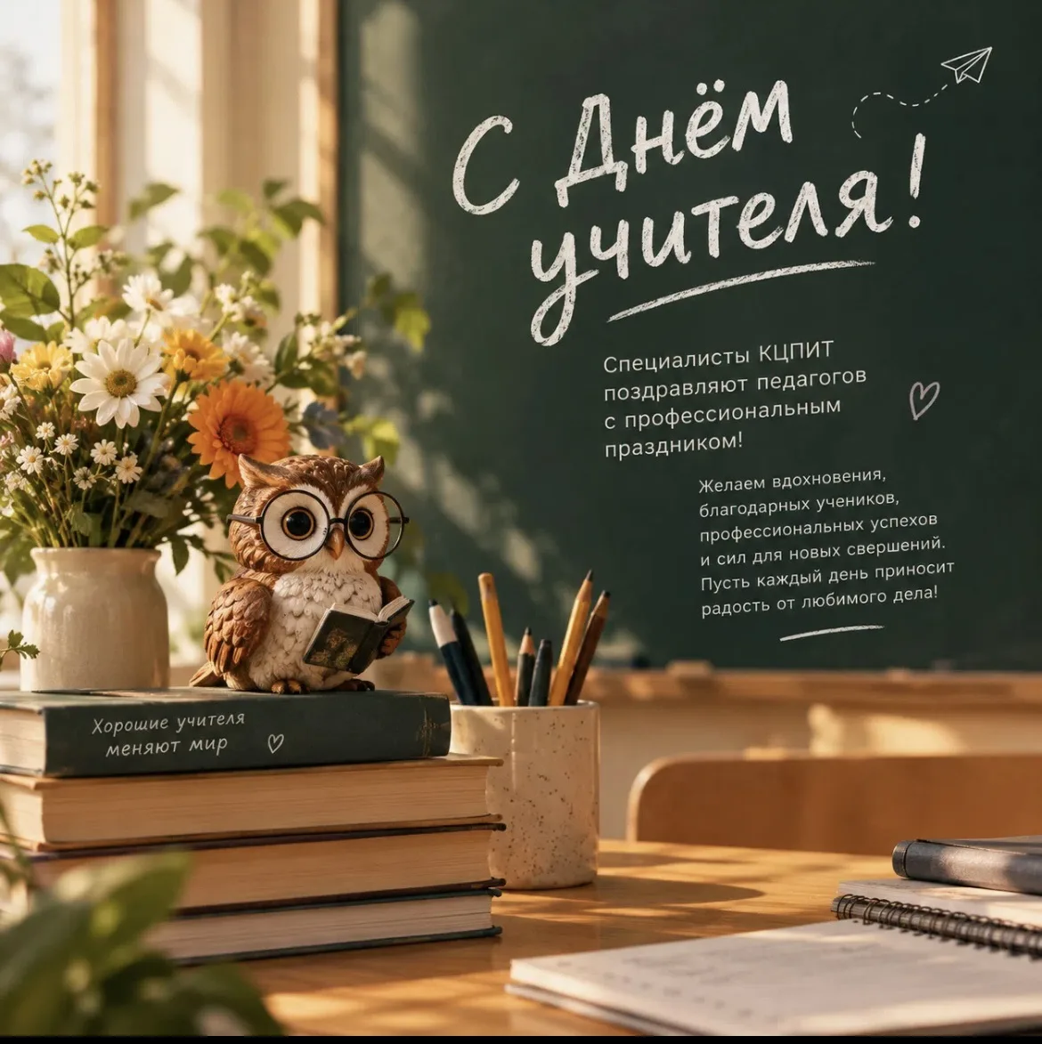 🦉 С Днём учителя!