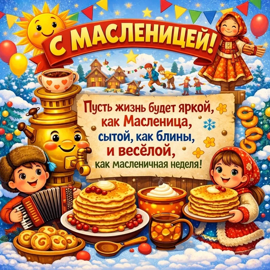 Сегодня мы отмечаем первый день самой вкусной и радостной недели! 🥞
Напоминаем, что Масленица — это