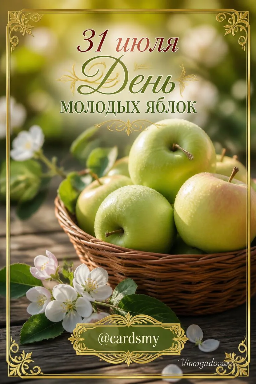 С днем молодых яблок! 
@cardsmy
