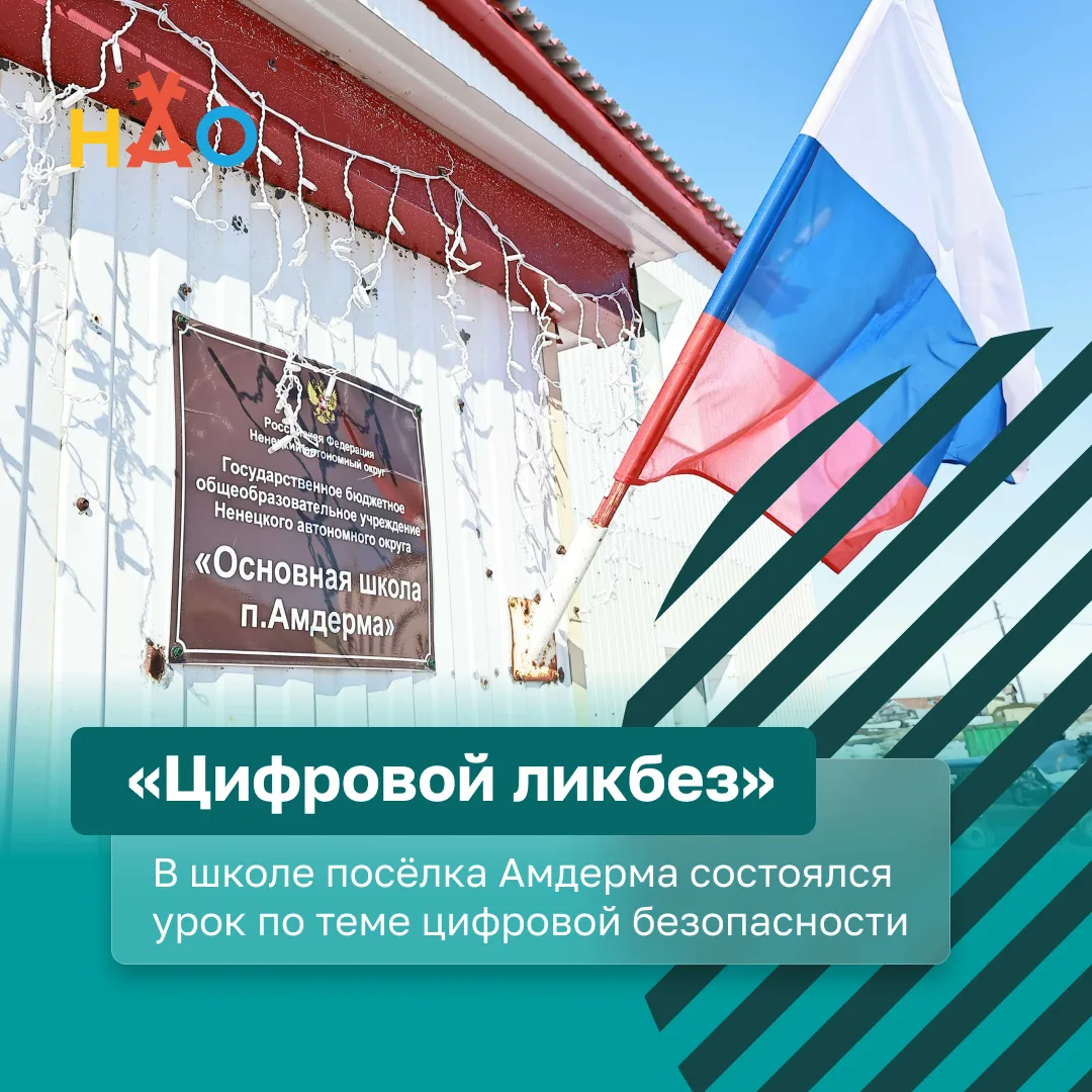 16 мая в школе посёлка Амдерма состоялся урок в рамках проекта «Цифровой ликбез» по тем...