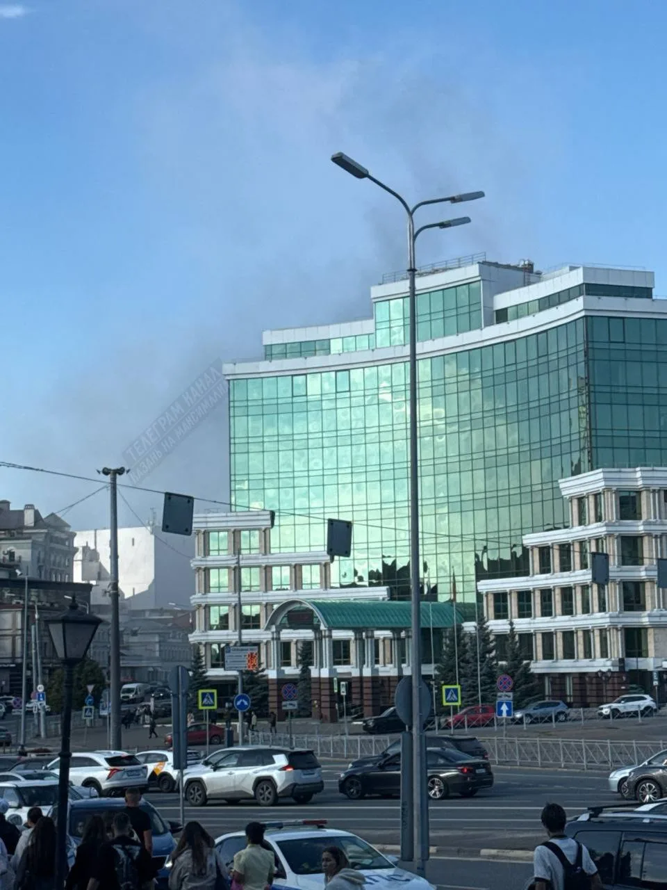 ⚡️ Прямо сейчас сильное задымление в центре Казани, пишут читатели в бот