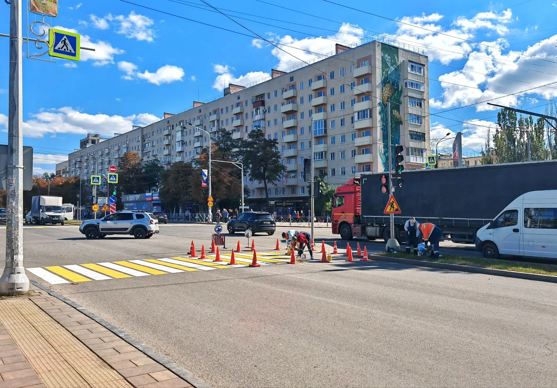 В 1000 мелочей обновляют дорожную разметку 🚧