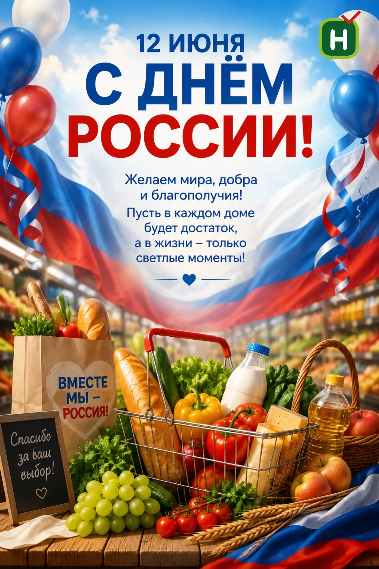🇷🇺С Днём России!

Сегодня отличный повод провести время с семьёй, встретиться с друзьями, выбратьс