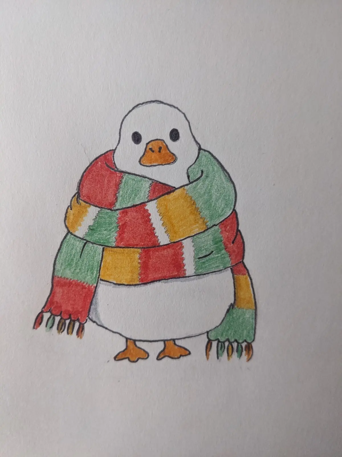 Идея для рисунка с гусем