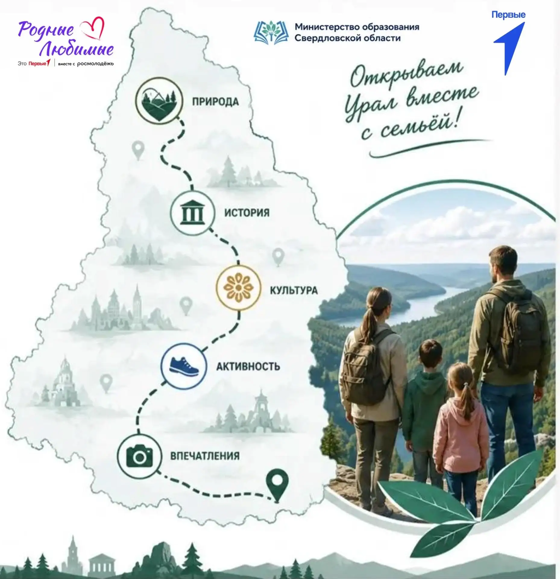🌲🎒 Приглашаем на семейный поход «Семейный маршрут»!