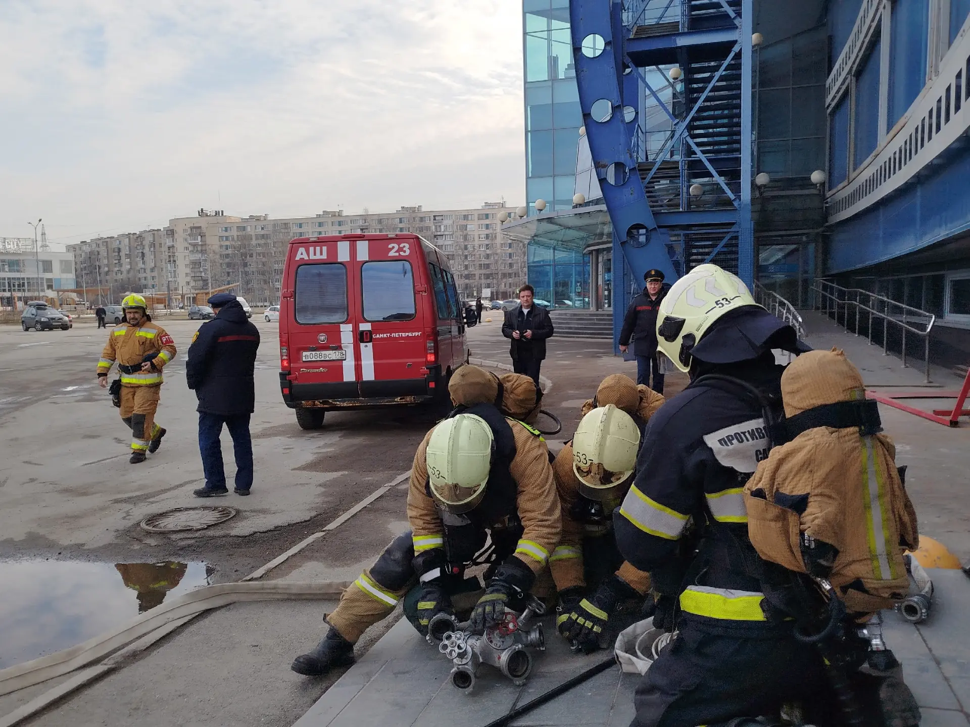 🚒 Пожарно-спасательные отряды: главное за неделю  ⭐ ПСО Выборгского района Сотрудники отряда напомни