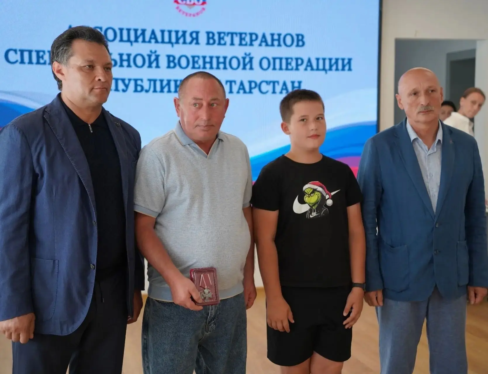 Сегодня в торжественной обстановке были переданы государственные боевые награды наших бойцов - участ
