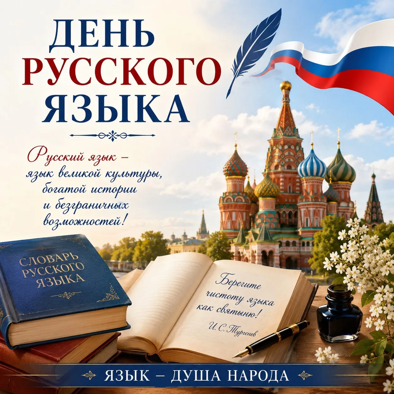 📝6 июня мы отмечаем День русского языка — праздник, который подчеркивает богатство, ис...