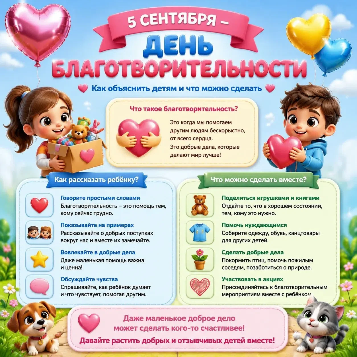 5 сентября - день благотворительности