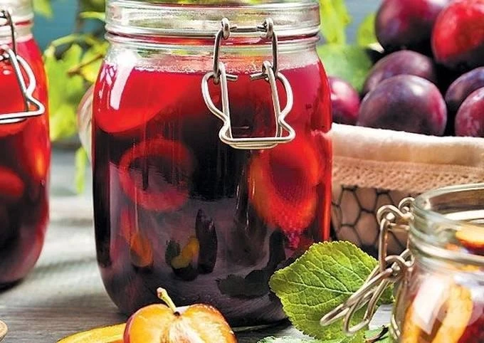 Компот из сливы с корицей 🍯