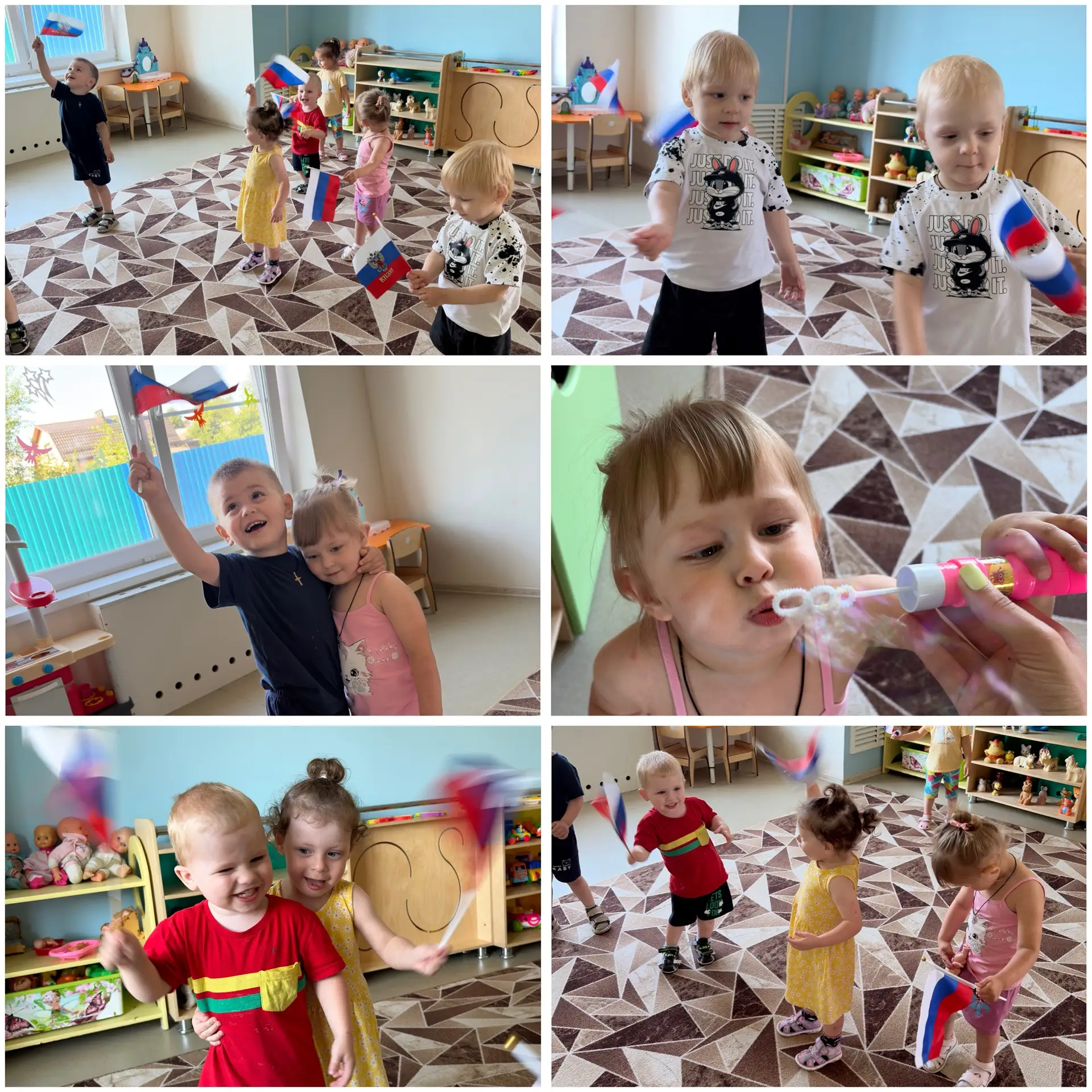 🎉 День России в группе «Треугольнички»! 🎉

Сегодня наши маленькие патриоты из группы «Треугольничк