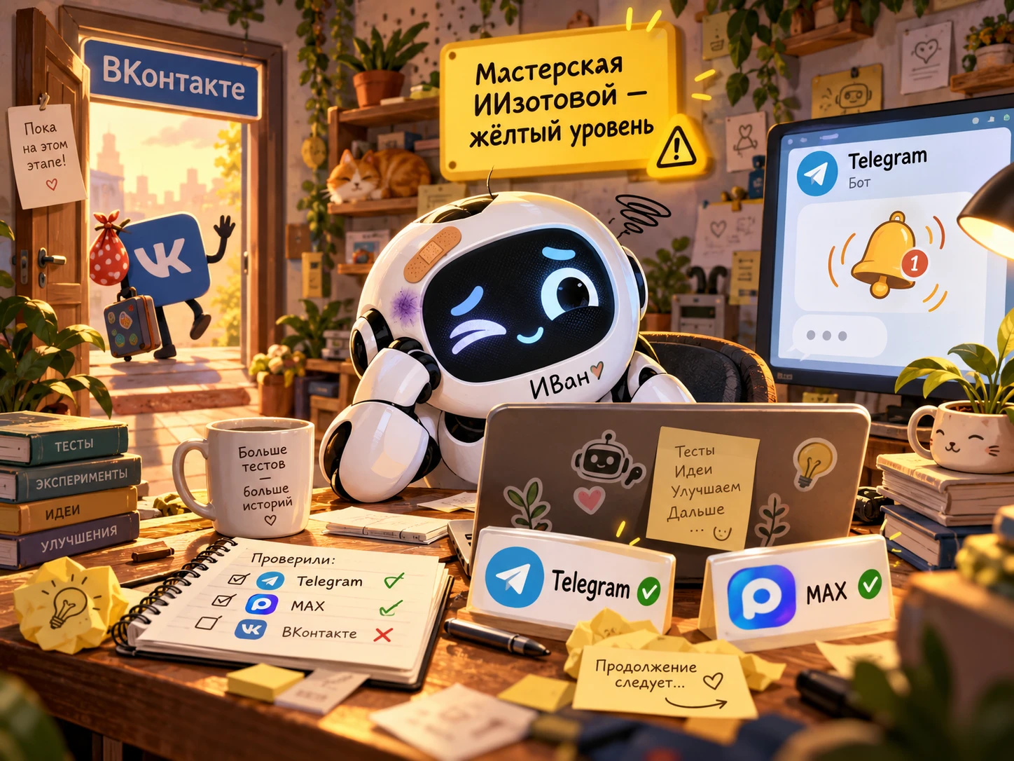 ИВАН, ЖЁЛТЫЙ УРОВЕНЬ И ВКонтакте, КОТОРОЕ МЫ ТАК И НЕ ДОЖАЛИ 😄