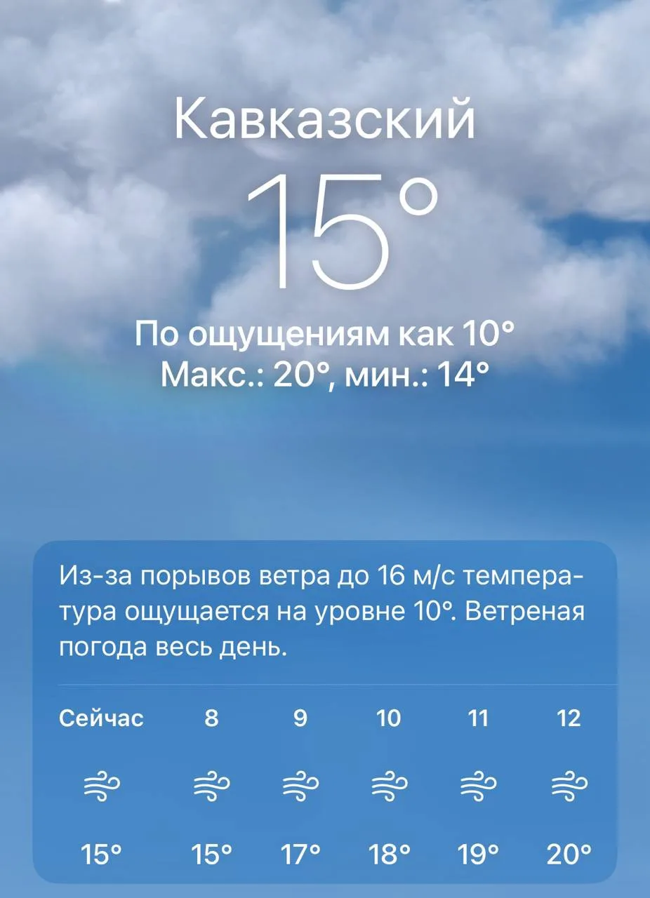 ☀️ Доброе утро, жители Прикубанского района!