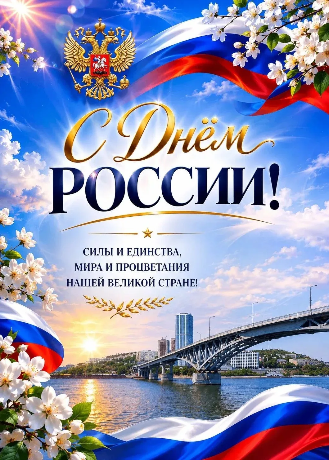 Поздравляю с Днём России!
 
12 июня - особый день, который напоминает нам о глубокой и богатой истор