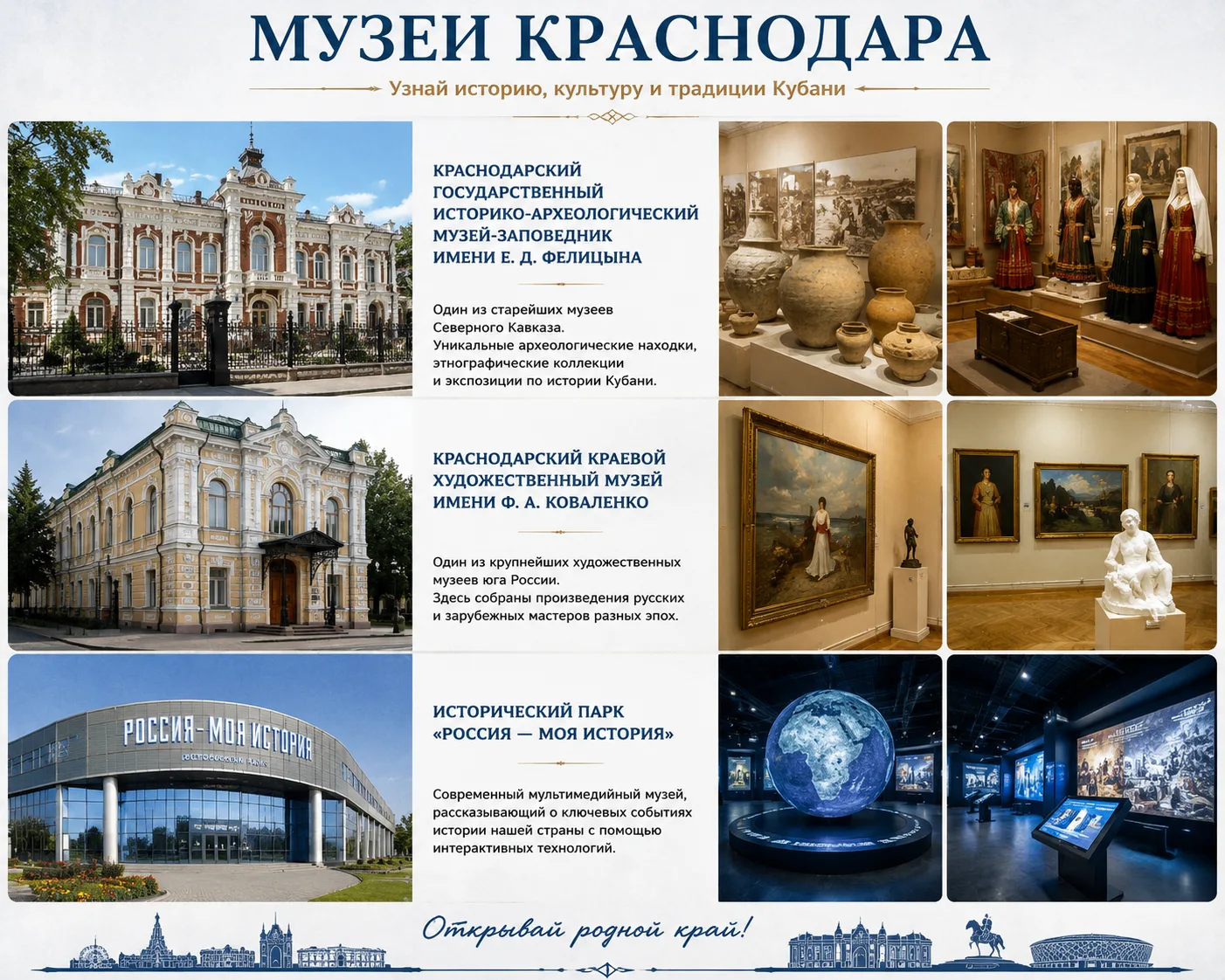 💚Музеи города Краснодара!