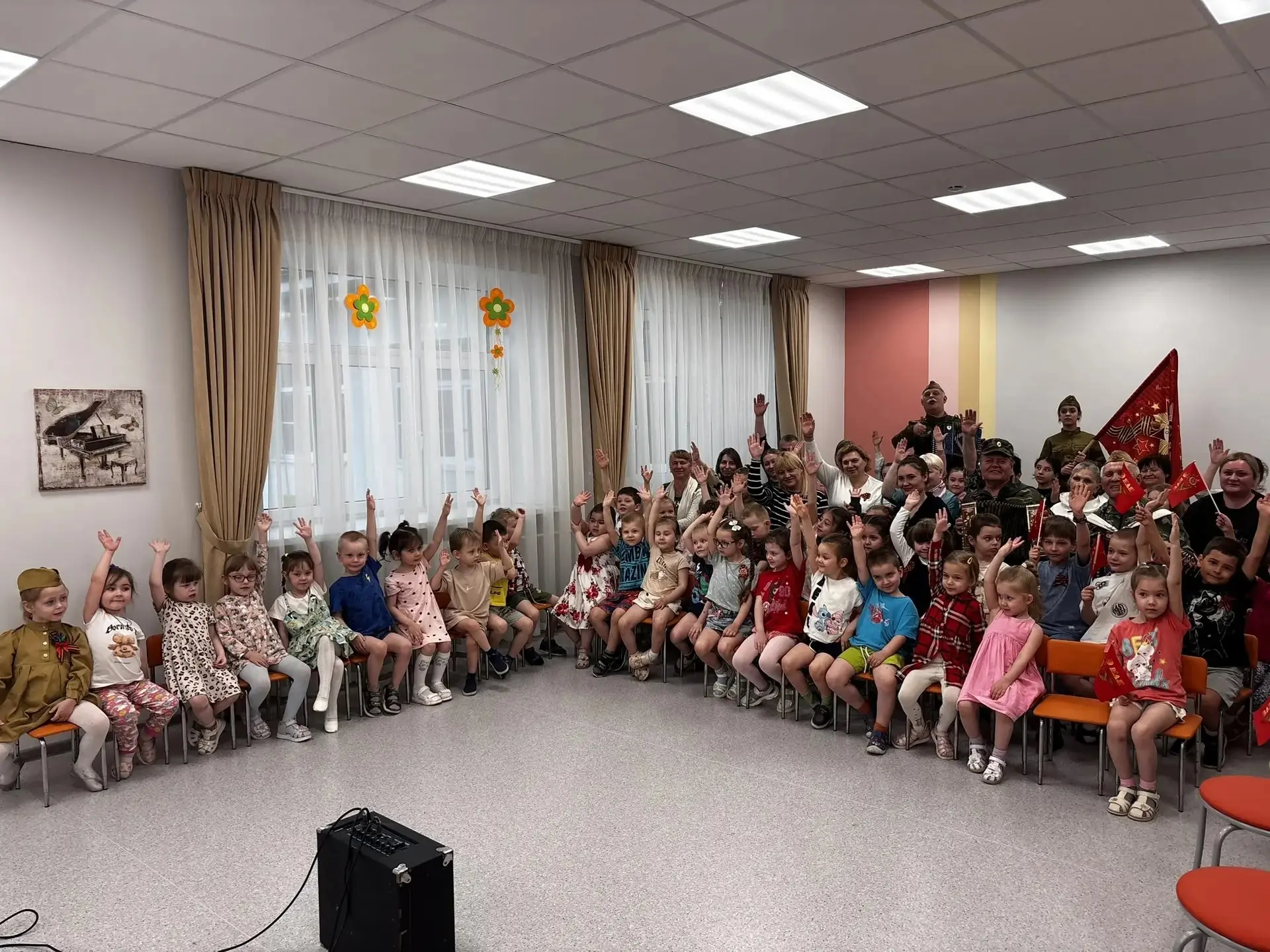 💥Фестиваль "Фронтовая гармонь - 2026"🎶  💫На этой неделе в дошкольном отделении МОУ СОШ № 20 им. Н.З.