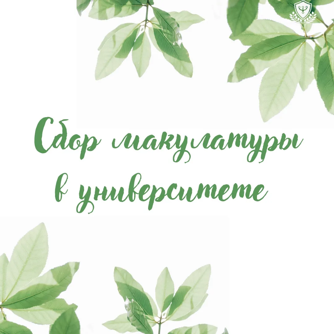 ♻️ Сбор макулатуры в университете
