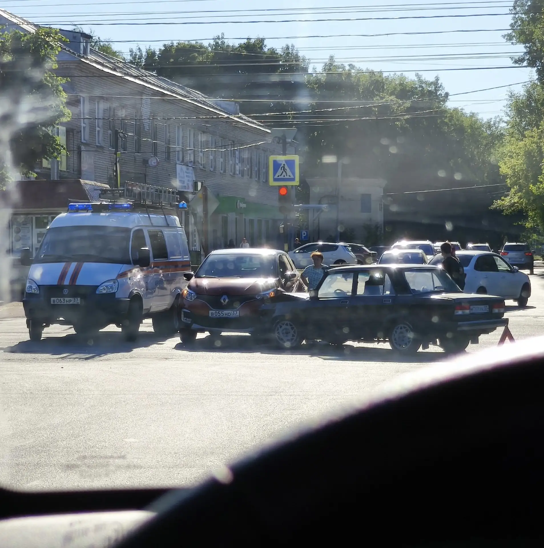 ⚠️ДТП сегодня на перекрестке улиц Радищева и Ташкентской